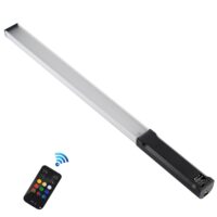 PULUZ RGB Handheld LED Light Wand Rechargeable Photography 9 colors Light Stick 12 Brightness Levels 1000 Lumens 3200-5600K