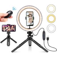 Photo Remote Fill Lihgt 26CM Photography Lighting Phone Ringlight Tripod Stand Photo Led Selfie Ring Lamp Fill Youtube Live