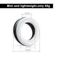 Photography Dimmable Fill Light Selfie Ring Light Youtube Phone Mini LED Video Light Universal