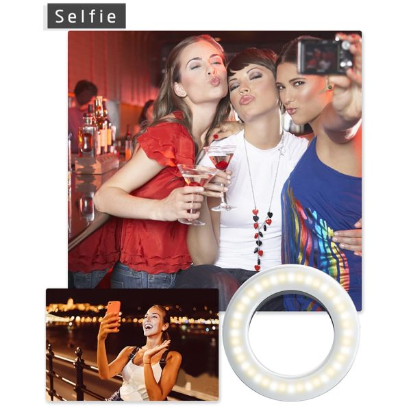 Photography Dimmable Fill Light Selfie Ring Light Youtube Phone Mini LED Video Light Universal