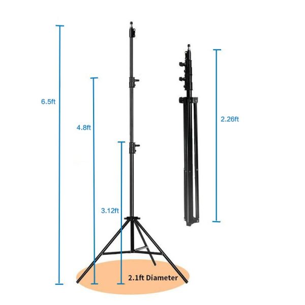 Photography Selfie Tripod with 1/4 Screw for Phone Camera Monopod for RingLight Stand