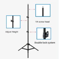 Photography Selfie Tripod with 1/4 Screw for Phone Camera Monopod for RingLight Stand