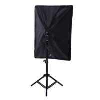 Photography SoftBox Lighting Kit 50x70cm Softbox 75cm Light Stand Tripod Small Photo Box