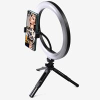 Portable Selfie Ringlight Adjustable Tripod Remote Photography Lighting Phone Photo Led Ring