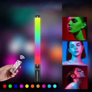 RGB Light Wand Stick With Tripod Stand Lamp Party Colorful LED Fill Light Handheld Flash Speedlight