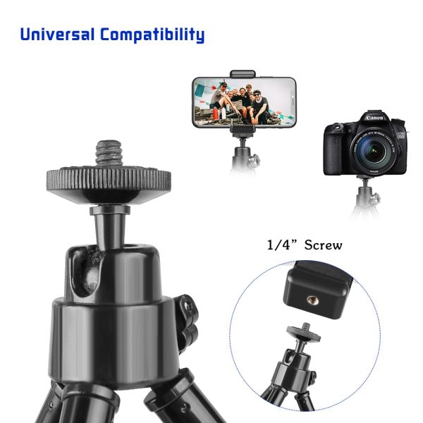 SH Mini Selfie Stick Tripod With Bluetooth-compatible Aluminum Foldable Tripod