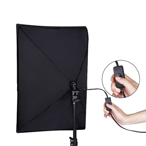 SH Professional Photography Softbox With E27 Socket Light Soft Box Lighting Kit