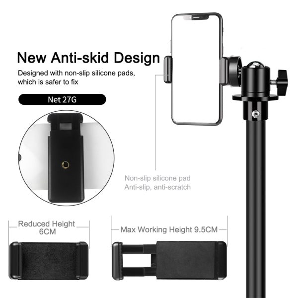 SH Selfie Tripod 1/4 Screw Head Aluminum Tripod For Phone Stand Mount Digital Camera