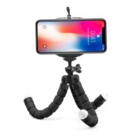 SHOOT Mini Flexible Sponge Octopus Tripod for iPhone Samsung Xiaomi Huawei Mobile Phone