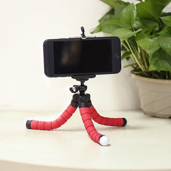 SHOOT Mini Flexible Sponge Octopus Tripod for iPhone Samsung Xiaomi Huawei Mobile Phone