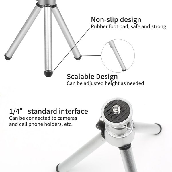 SHOOT Mini Flexible Tripod for iPhone 11 Pr XR 8 Samsung Xiaomi Huawei Cell Phone With Phone Clip Tripod Stand for Mobile Phone