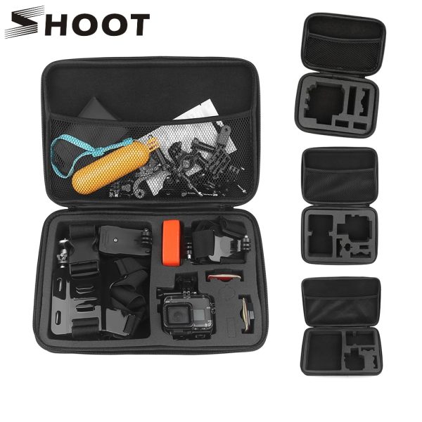 SHOOT Portable Eva Collection Case Box for GoPro Hero 10 9 8 7 Black