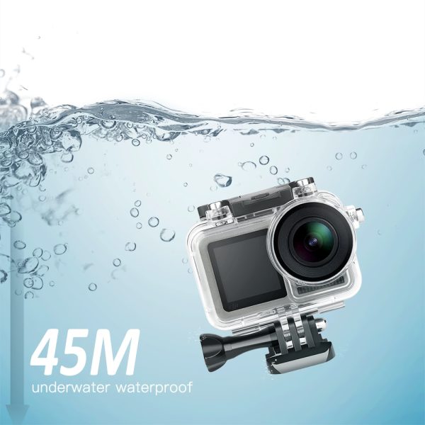 SHOOT Underwater Waterproof Case for DJI Osmo Action Camera Diving Protective Housing Shell