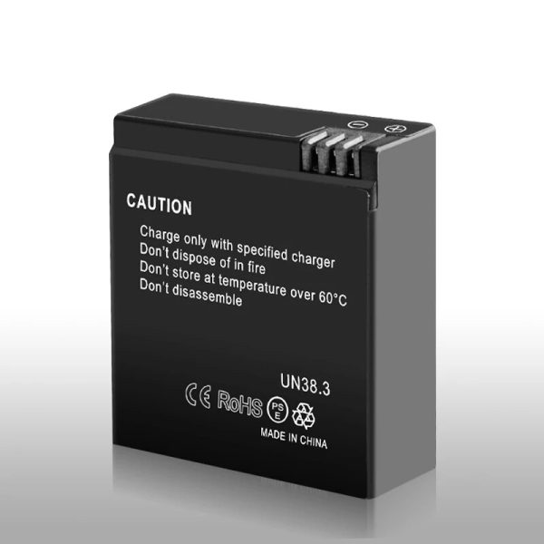 SJCAM 2PCS SJ6 Battery 3.8V 1000mAh 3.8Wh Rechargeable Li-ion Battery