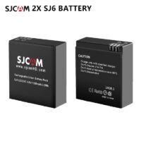 SJCAM 2PCS SJ6 Battery 3.8V 1000mAh 3.8Wh Rechargeable Li-ion Battery