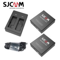 SJCAM SJ10 PRO Dual Charger 1300mAh Li-ion Battery For SJCAM SJ9 STRIKE SJ9