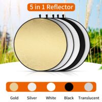 SUPON 60/80/110cm 5 In1 Reflector Collapsible Photography Light reflective screen for Studio Multi Photo Disc Diffuers acessorio