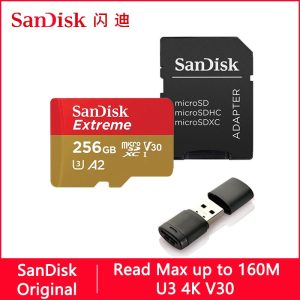 SanDisk Extreme Micro SD Card 64GB Micro SD 128GB 32GB Flash Memory Card