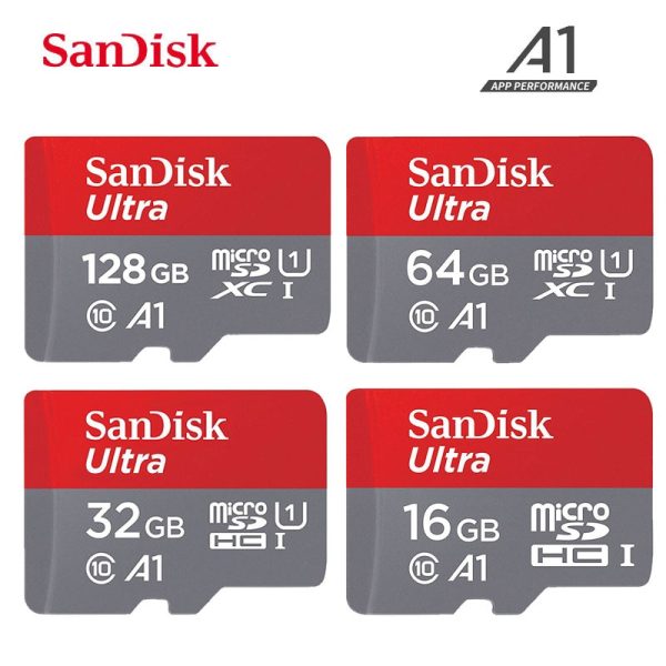 SanDisk Micro SD Card 16GB 32GB MicroSDHC Memory Card 64GB 128GB 256GB MicroSDXC