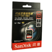 SanDisk SD Card for Camera 80M-170M/s 256GB 128GB 64GB 32GB 16GB Memory Card