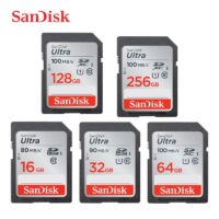 SanDisk SD Card for Camera 80M-170M/s 256GB 128GB 64GB 32GB 16GB Memory Card