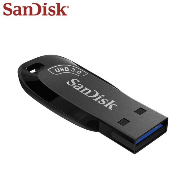 SanDisk USB 3.0 Flash Disk 128GB 64GB 32GB Mini Key Pendrive Black