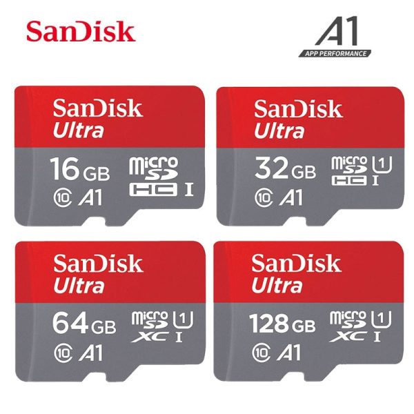 SanDisk Ultra A1 Microsd Memory Card 256GB 128GB 64GB 32GB 16GB microSDHC/SDXC