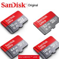 SanDisk Ultra Micro SD Card 128GB 64GB 32GB 512GB 256GB 400GB 16GB