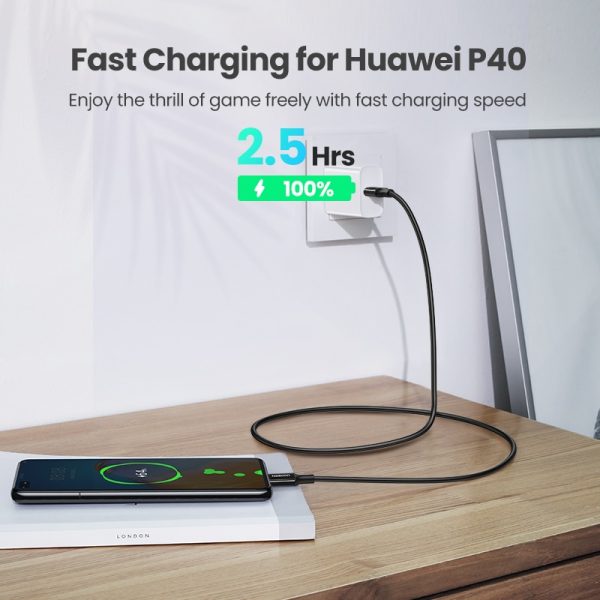 UGREEN 100W USB C to USB C Cable PD Fast Charging Cable 5A 100W Type C Cable