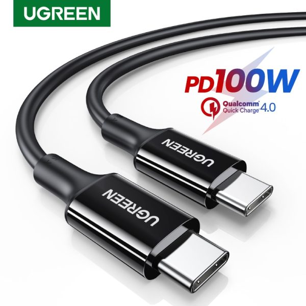 UGREEN 100W USB C to USB C Cable PD Fast Charging Cable 5A 100W Type C Cable