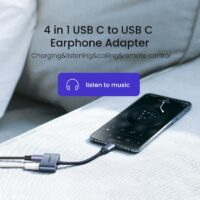 UGREEN 2 in 1 Type C to Dual Digital USB C Earphone Audio Splitter Adapter