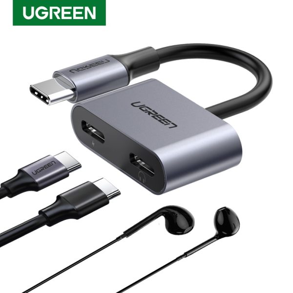 UGREEN 2 in 1 Type C to Dual Digital USB C Earphone Audio Splitter Adapter