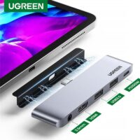 UGREEN 4K@60Hz USB C HUB for iPad Pro USB Type C 3.1 to HDMI 2.0 USB 3.0 PD 100W 3.5mm