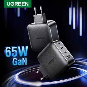 UGREEN 65W GaN Charger Quick Charge 4.0 3.0 Type C PD USB Charger