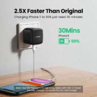 UGREEN 65W GaN Charger UK Plug Quick Charge 4.0 3.0 USB Type C