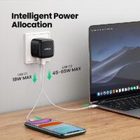 UGREEN 65W GaN Charger UK Plug Quick Charge 4.0 3.0 USB Type C