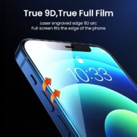 UGREEN 9D Phone Screen Protectors For iPhone 12 Pro Max Full Coverage Tempered Glass