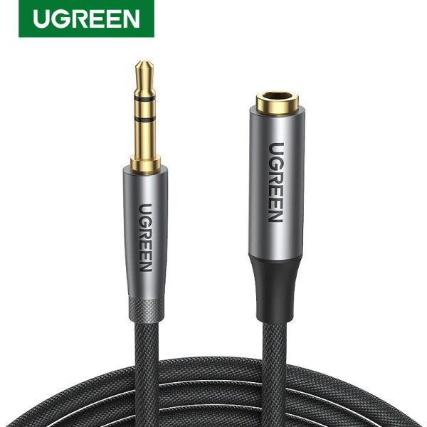 UGREEN Audio Auxiliary Stereo Extension Audio Cable 3.5mm AUX Jack Male to Female