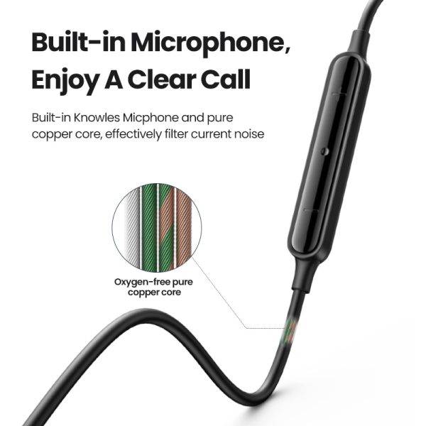 UGREEN Aux Earbuds Earphones, 3.5mm USB Type C