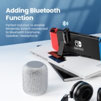 UGREEN Bluetooth 5.0 Transmitter for Nintendo Switch Lite 3.5 3.5mm Audio Adapter