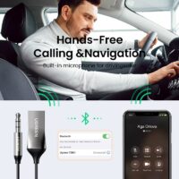 UGREEN Bluetooth Aux Adapter Bluetooth 5.0 Car Receiver USB