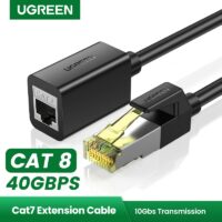 UGREEN CAT7 Ethernet Extension Cable 10Gbps RJ45 Male to Female RJ 45 Lan