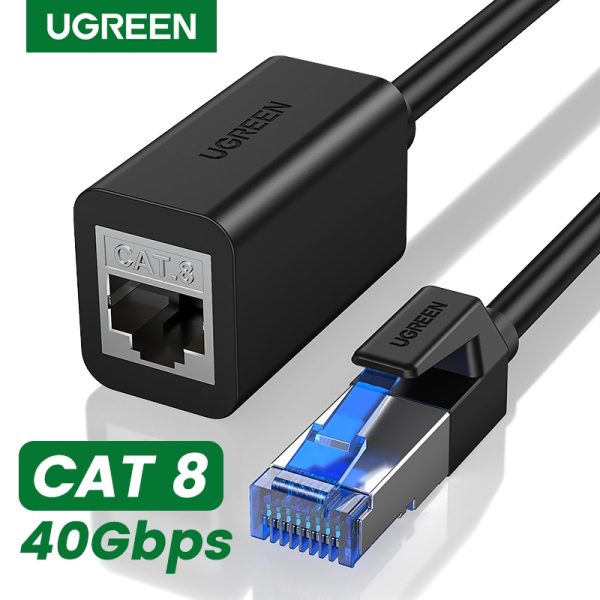 UGREEN CAT8 Cable Ethernet 40Gbps Extension Cable RJ 45 Internet Extender