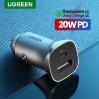 UGREEN Car Charger Type C Fast USB Charger for iPhone 13