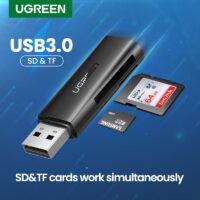 UGREEN Card Reader USB 3.0 2.0 to SD Micro SD TF Memory Card Adapter