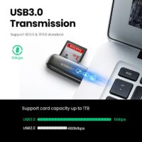 UGREEN Card Reader USB 3.0 to SD Micro SD TF Memory Card Adapter