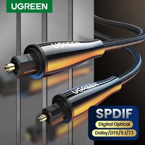 UGREEN Digital Optical Audio Cable Toslink 1m 3m SPDIF Coaxial Cable