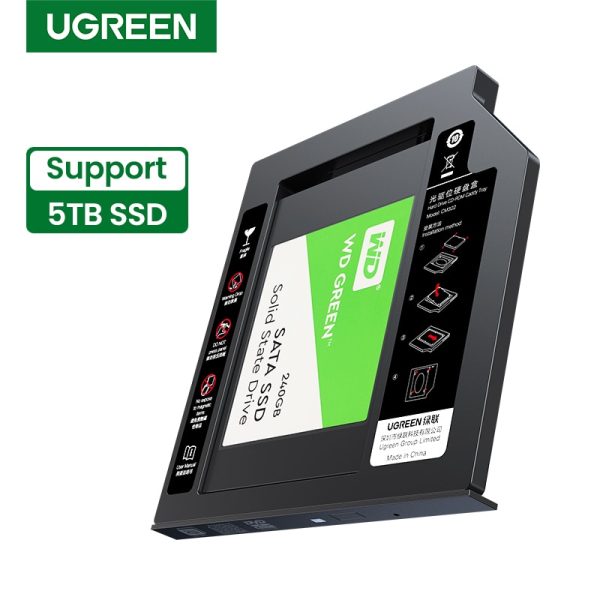 UGREEN HDD Caddy 9.5mm SATA to USB 3.0 for 2.5" External Hard Drives