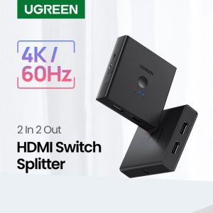 UGREEN HDMI Splitter 2 In 2 Out for Xiaomi Mi Box Xbox 4K/60Hz HDMI Switch