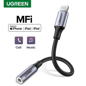 UGREEN MFi Lightning to 3.5mm Headphones Adapter for iPhone